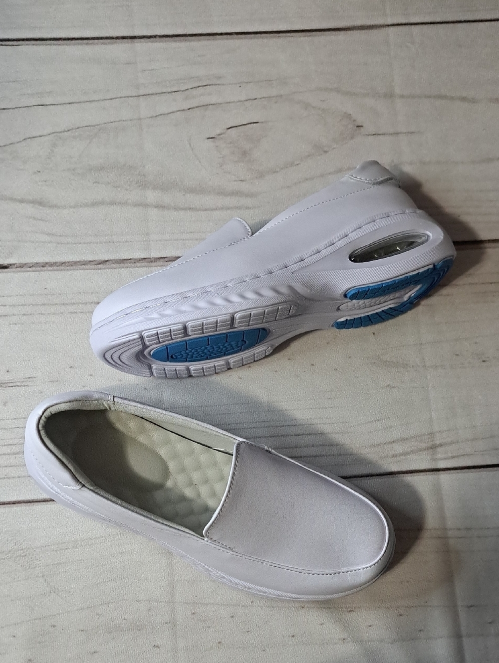 White Slip-On Comfort Sneakers Size 36